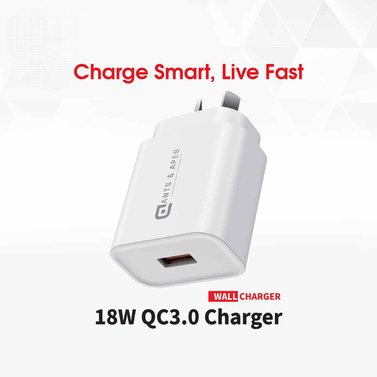 Ants & Apes 18W QC3.0 Charger
