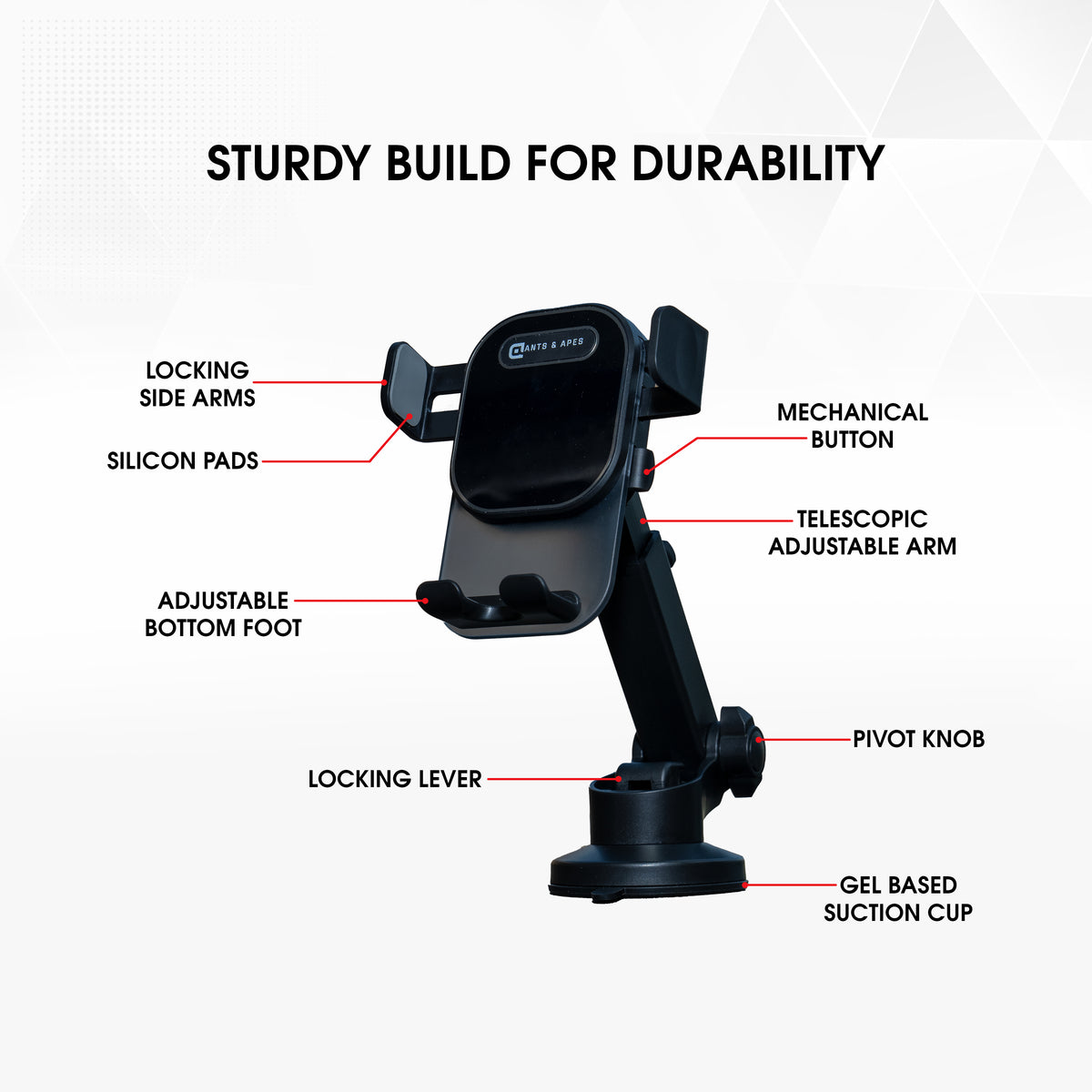 Ants & Apes Click Car Mount